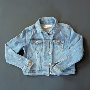 Celebrity Pink Denim Blue Girls Jacket